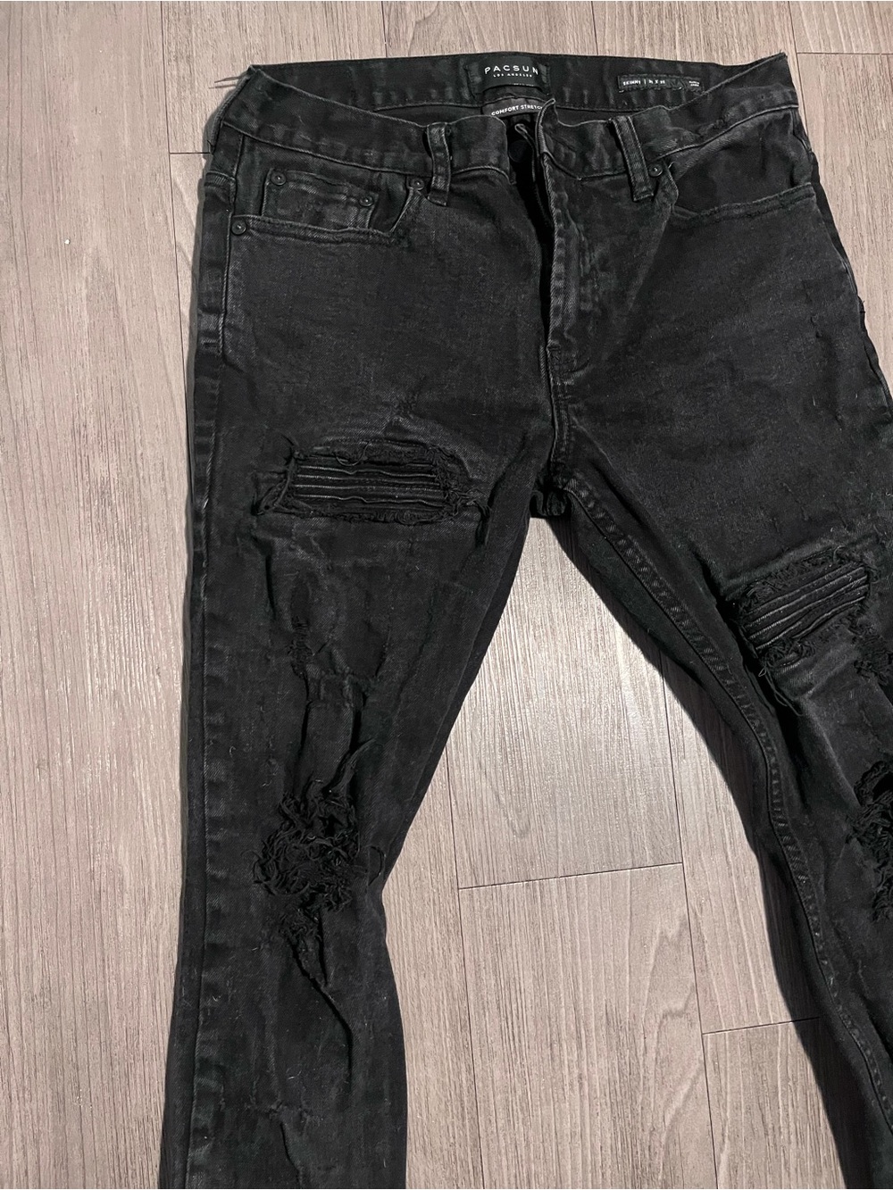 PacSun Black Ripped Skinny Jeans